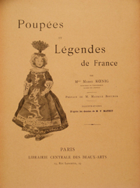 Page de titre, Marie Koenig, Poupées et légendes...